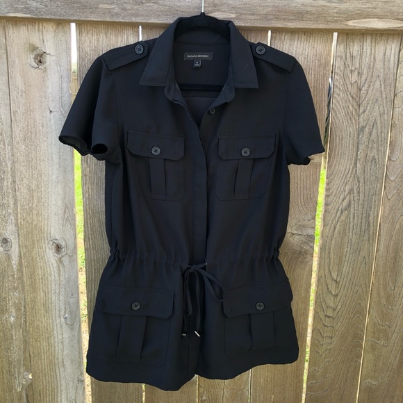 Banana Republic Utility Button Up Shirt Jacket - Picture 1 of 7